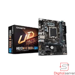 MAINBOARD GIGABYTE H610M K DDR4 / 12AVA 13AVA GEN / SOCKET LGA 1700 / HDMI / M.2 / USB 3.2 / PCIE4.0 MATX