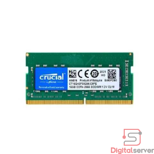 MEMORIA RAM CRUCIAL DDR4 16GB 2666MHZ SODIMM / 1.2V CL17 / PARA LAPTOP / GRADO A