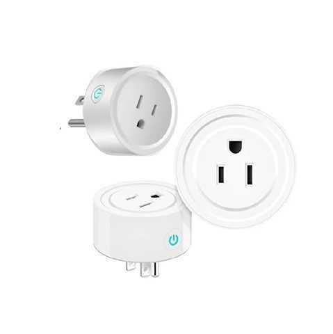 TOMA CORRIENTE INTELIGENTE TECLAM TEC-BSD01 / WIFI SMART PLUG 1 TOMA / COLOR BLANCO