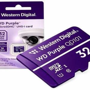 MEMORIA FLASH MICRO SD WD WESTERN DIGITAL 32GB PURPLE / ULTRA RESISTENCIA / QD101