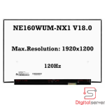 PANTALLA 16.0 PULGADAS / 40 PINES NARROW / FHD+ (1920X1200) / SIN SUJETADORES / NE160WUM-NX1 / 120HZ