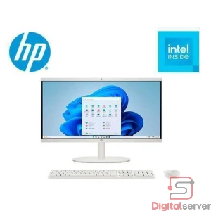 COMPUTADOR ALL IN ONE HP AIO 22-DG0023W / INTEL N200 1GHZ / 8GB RAM / SSD 128GB / 21.45" FULL HD  / COLOR BLANCO /  GRADO A