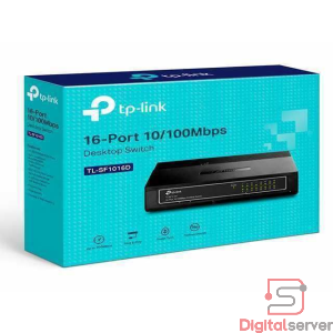 SWITCH TP-LINK TL-SF1016D VER 7.0 / RACKEABLE / 16 PUERTOS RJ45 / 10-100MBP/S / NO ADMINISTRABLE