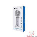 VENTILADOR PORTÁTIL XTECH XTA-900 / RECARGABLE 3600MAH / 6 VELOCIDADES / MINI FAN / COLOR BLANCO