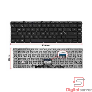 TECLADO HP 14-EP / 14-EP0000 / 14-EM / 14-EM0000 / 14T-EP000 / 14Z-EM000 / 14-EE0000 / 14-GR0000 / 14-HR0000 - NEGRO