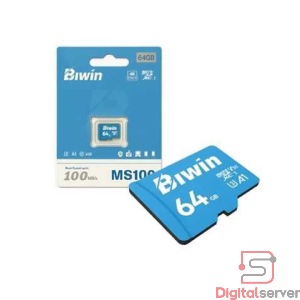 MICRO SD BIWIN MS100 64GB / UHS-I / 100MB/S / CLASE 10 / U3 / V30 / A1 / 4K ULTRA HD / COLOR CELESTE