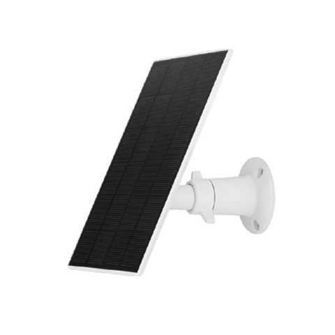 PANEL SOLAR PARA CAMARA EZVIZ 8W / TIPO C / MONTAJE EN PARED Y POSTE / SOPORTE 360° / CABLE 3M / EXTERIOR
