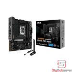 MAINBOARD ASUS TUF GAMING B760M-PLUS WIFI II 14th LGA1700 DDR5-7800 Wi-Fi HDMI DP 3M.2 USB-C PCIe5.0 mATX