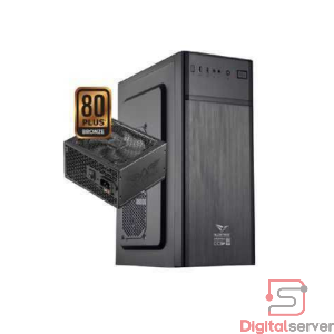 CASE ALCATROZ AZZURA MILLENIA ECO M300 / INCLUYE FUENTE DE PODER CERTIFICADA 250W 80 PLUS BRONZE / COLOR NEGRO