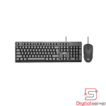 COMBO TECLADO Y MOUSE AOC KM160 ALAMBRICO / CON CABLE USB / 1200 DPI / PLUG AND PLAY / COLOR NEGRO