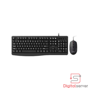 COMBO TECLADO Y MOUSE AOC KM170 ALAMBRICO / CON CABLE USB / 2000 DPI / PLUG AND PLAY / COLOR NEGRO