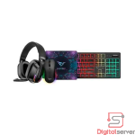 COMBO GAMING ALCATROZ XCRAFT / KIT 4 EN 1 / TECLADO / MOUSE / AURICULARES / MOUSEPAD / RGB / INTERFAZ USB