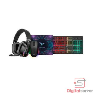 COMBO GAMING ALCATROZ XCRAFT / KIT 4 EN 1 / TECLADO / MOUSE / AURICULARES / MOUSEPAD / RGB / INTERFAZ USB