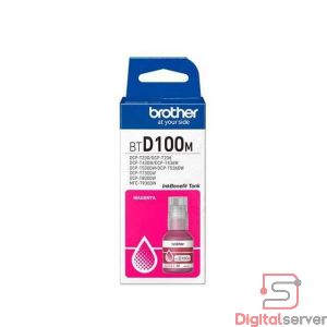TINTA ORIGINAL PARA IMPRESORA BROTHER BTD100M MAGENTA / COLOR ROJO / 48.8ML