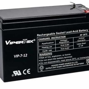 BATERIA VIPERTEK PARA UPS 12V 7AH/20HR / VIP-712 / RECARGABLE