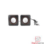 PARLANTE PARA PC YSD SOUND E-1020 D02L / USB DE AUDIO 3.5MM AURICULARES / COLOR NEGRO