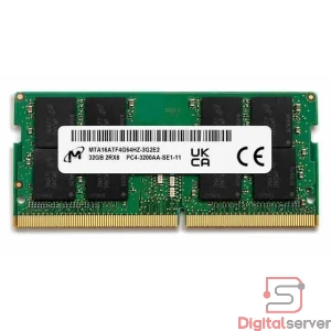 MEMORIA RAM MICRON DDR4 32GB 3200MHZ / PC4-3200AA / SODIMM / PARA LAPTOP / PULL / GRADO A