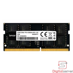 MEMORIA RAM LEXAR DDR4 32GB 3200MHZ / LD4S32G32C22ST-HGN / PC4-3200AA / 1.2V / SODIMM / PARA LAPTOP / PULL / GRADO A