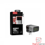 CARGADOR PARA CELULAR LDNIO A2206 / CABLE TIPO-C / 2 PUERTOS USB 5V 2.4A 