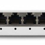 SWITCH DE 5 PUERTOS / 10/100/1000MBPS / GIGABIT / RJ45 / PLUG AND PLAY / COLOR BLANCO