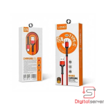 CABLE DE DATOS CARGA LDNIO LS63-5A TIPO USB A  A TIPO  C / 5A / ROJO NEGRO / 1 METRO