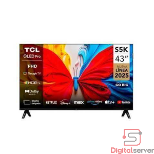 TELEVISOR SMART TV TCL / 43" PULGADAS / GOOGLE TV / FHD / QLED / MODELO 43S5K / WIFI / BLUETOOTH