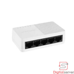 SWITCH HIKVISION DS-3E0505D-O DE 5 PUERTOS / GIGABIT / 10-100-1000MBPS / PLASTICO