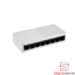 SWITCH HIKVISION DS-3E0508D-O DE 8 PUERTOS / GIGABIT / 10-100-1000MBPS / PLASTICO