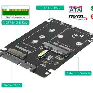 ADAPTADOR DE DISCO MSATA A SATA 3.0 DE 2.5 PULGADAS CON CAJA PARA TARJETA MSATA 2230 2242 2260 2280