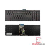 TECLADO HP 15-AX016TX 15-AX020TX 15-AX030TX 15-AX033DX 15-AX001LA 15-AX002LA 15-AX201LA CON BACKLIGTH / SIN FRAME ROJO / SP NUMÉRICO