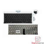 TECLADO APPLE MACBOOK AIR 13 2011 2012 2013 A1369 A1466 SIN FRAME US / INGLES / COLOR NEGRO