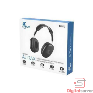 AUDIFONOS INALAMBRICOS BLUETOOTH XTECH XTH-614 AURAX / BT 5.0 / MICROFONO / 8HR HORAS / COLOR NEGRO