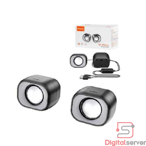 PARLANTES MEETION MT-SP2010 / ESTÉREO 2.0 / SUBWOOFER DOBLE DIAFRAGMA / 3.5MM / USB / 6W