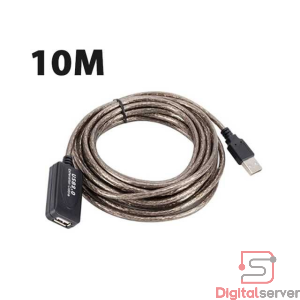CABLE DE EXTENSIÓN ACTIVO USB 2.0 TIPO A-MACHO A A-HEMBRA CABLE LARGO (10M) AMPLIFICADO