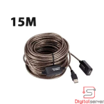 CABLE DE EXTENSIÓN ACTIVO USB 2.0 TIPO A-MACHO A A-HEMBRA CABLE LARGO (15M) AMPLIFICADO