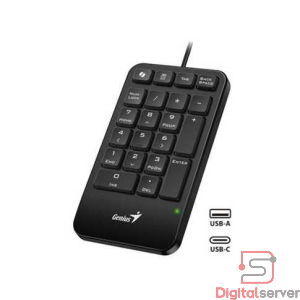 TECLADO NUMERICO GENIUS NUMPAD 125 / SILENT / TIPO-C / BOTON COPILOT IA / COLOR NEGRO