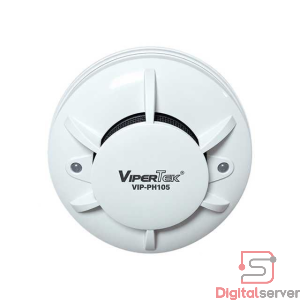 DETECTOR DE HUMO FOTOELECTRICO VIPERTEK VIP-PH105 / 4 HILOS / 12-24 VDC CON SALIDA RELE / INCLUYE BASE
