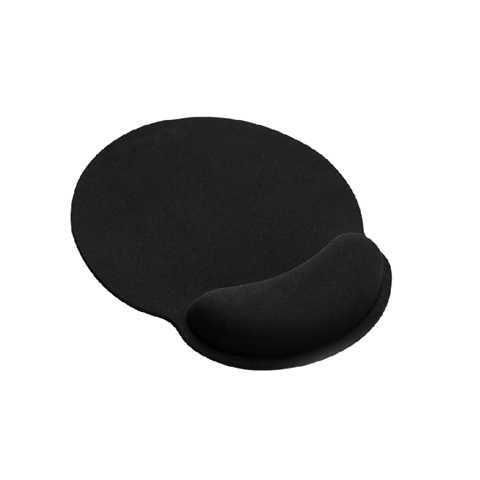MOUSEPAD NITRON / CON REPOSAMANOS / COLOR NEGRO