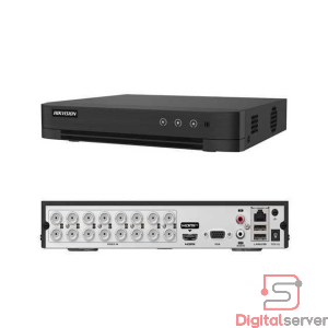 DVR HIKVISION DS-7216HGHI-M1/T 16 CANALES / 1HDD / H.265 / 5 EN 1 / FACIL CONEXION / AUDIO BIDIRECCIONAL