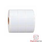 ROLLO DE ETIQUETAS TERMOTRANSFERIBLE / 3 LINEAS / 5000 ETIQUETAS / MEDIDAS ( ANCHO 25MM X ALTO 35MM) 