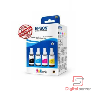 KIT COMBO DE BOTELLAS DE TINTAS EPSON ORIGINALES 664 / 4 COLORES AMARILLA YELLOW / CIAN AZUL / MAGENTA ROJA / NEGRA PRETO