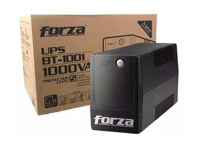 UPS FORZA BT-1001 1000VA / REGULADOR DE VOLTAJE / 8 TOMAS / NEGRO