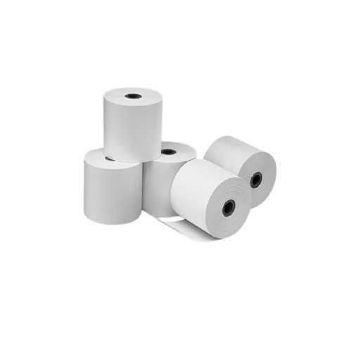 PAQUETE DE 5 UNIDADES DE ROLLO DE PAPEL TERMICO PARA IMPRESORAS PUNTO DE VENTA 79MM X 58M METROS