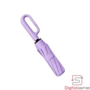 PARAGUAS CON APERTURA AUTOMÁTICA REFORZADO / 8 VARILLAS / GANCHO PARA COLGAR / COLOR PURPURA
