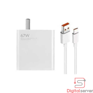 CARGADOR PARA CELULARES 67W / USB A-TIPO C / COLOR BLANCO