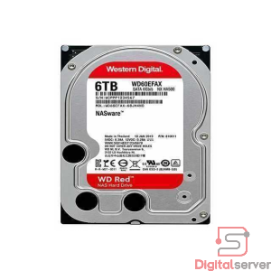 DISCO DURO HDD WD WESTERN DIGITAL RED PLUS 6TB / 3.5" / SATA 6GB/S / WD60EFPX / 5640RPM / CMR / 256MB CACHE / NAS INTERNO
