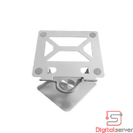 BASE SOPORTE DE ACERO RETRACTIL PLEGABLE PARA LAPTOP TABLET CP261 / HASTA 18" PULGADAS / 360° / COLOR GRIS